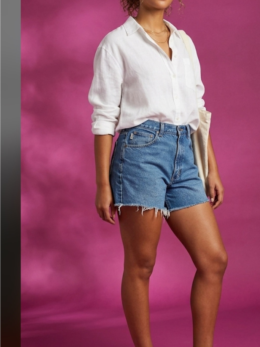 Carhartt Distressed Frayed Denim Cut Off Shorts
